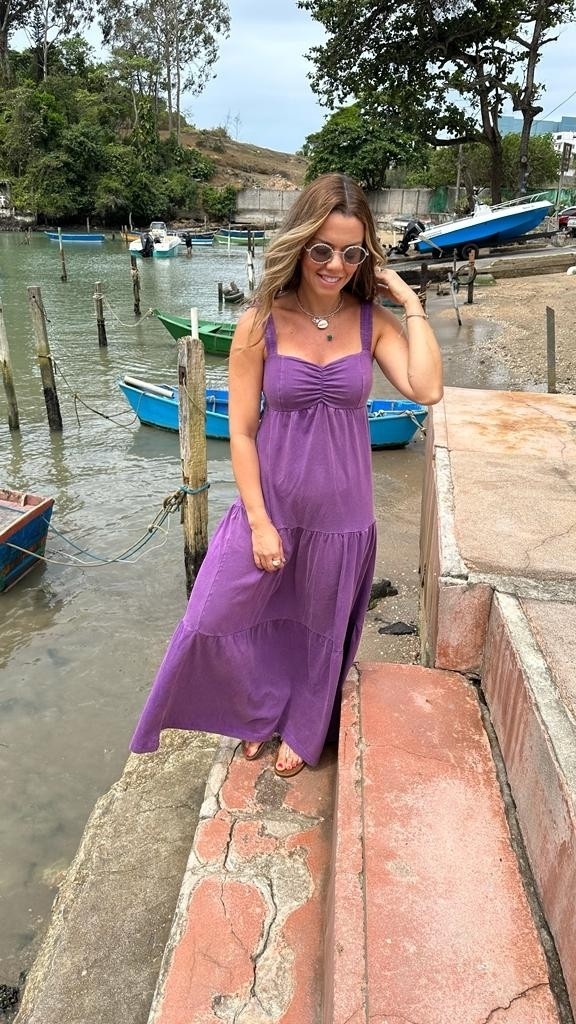 Vestido Maya Basic Roxo