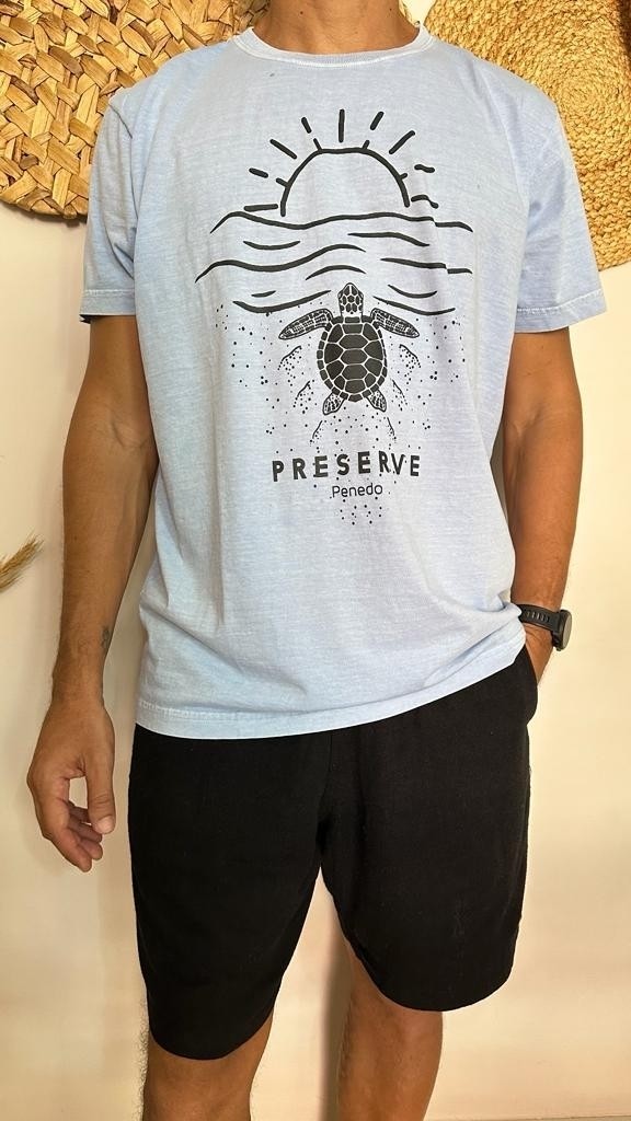 T-Shirt Preserve Azul Claro