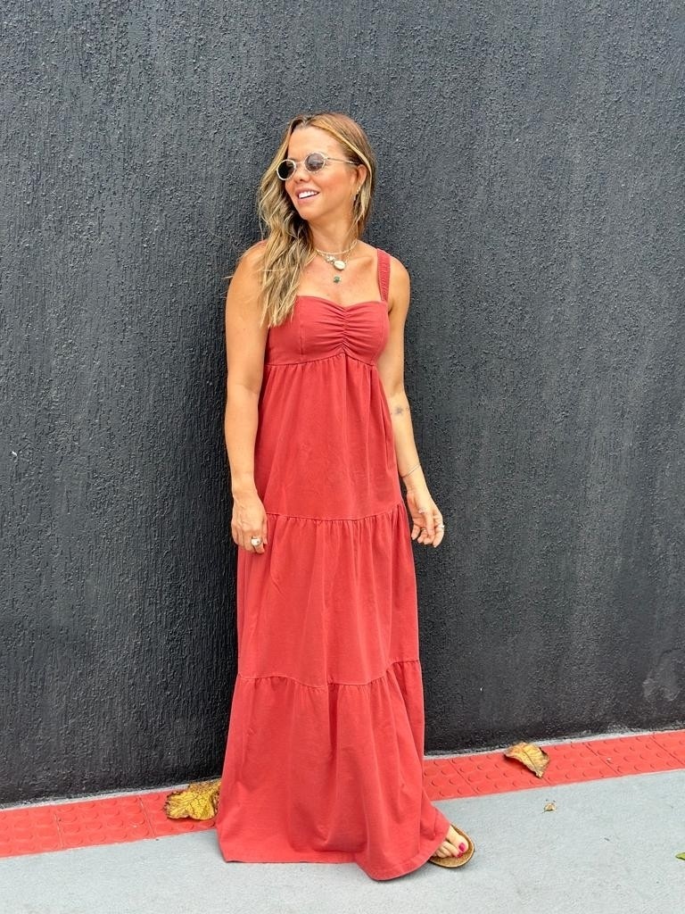 Vestido Maya Basic Terra