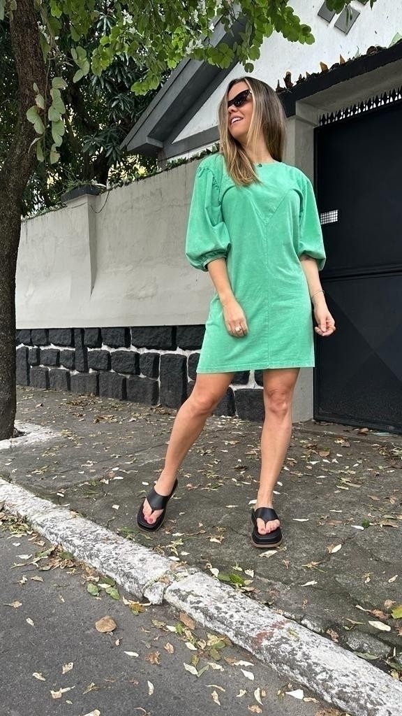 Vestido Margô Basic Verde Especial