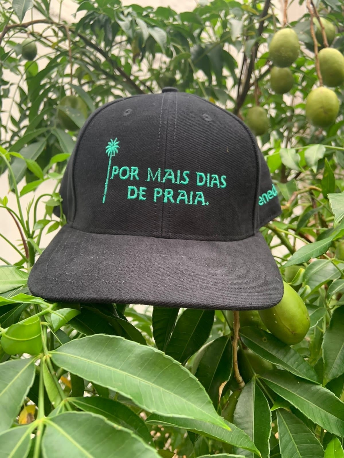 Boné Por Mais Dias De Praia Preto