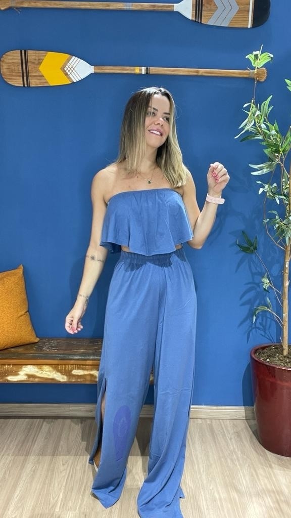 Cropped  Alana Azul Especial