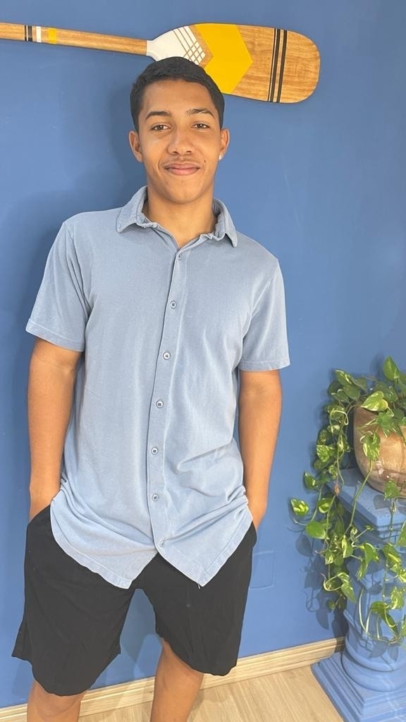 Camisa Polo Piquet Basic Azul Especial