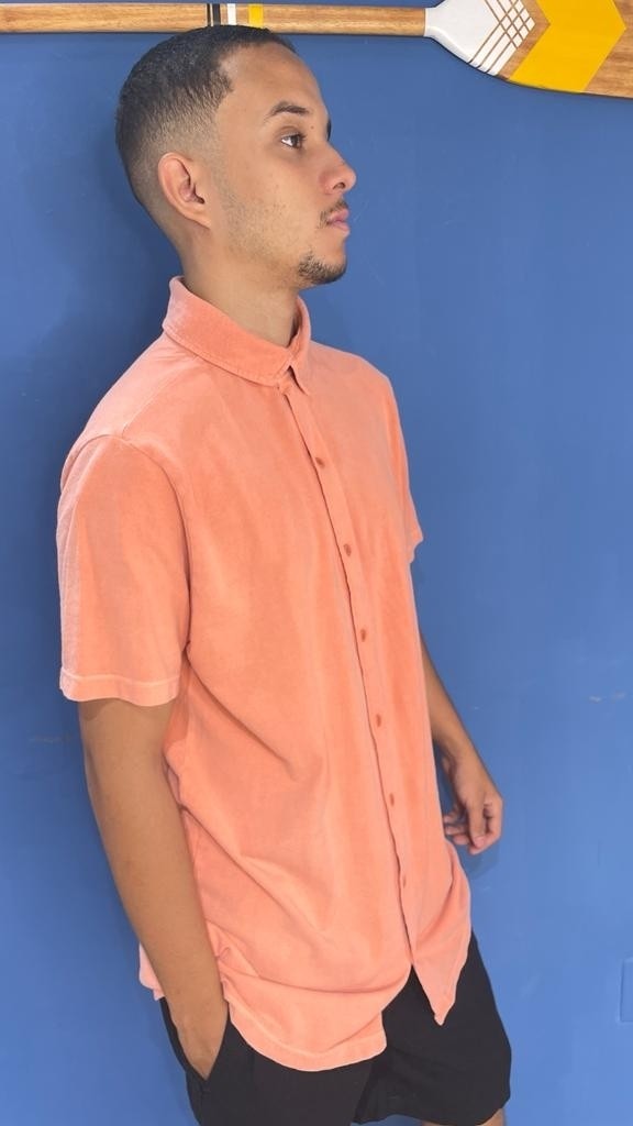 Camisa Polo Piquet Basic Coral