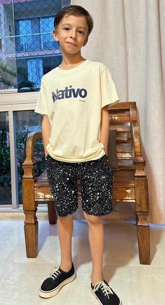 Camisa Infantil Nativo Off White