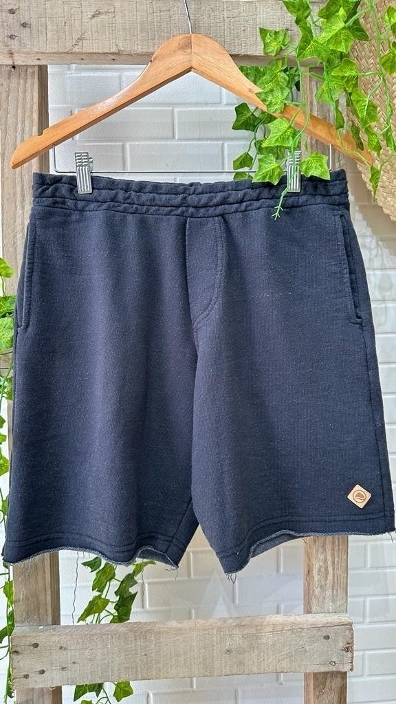 Bermuda Moletom Preto