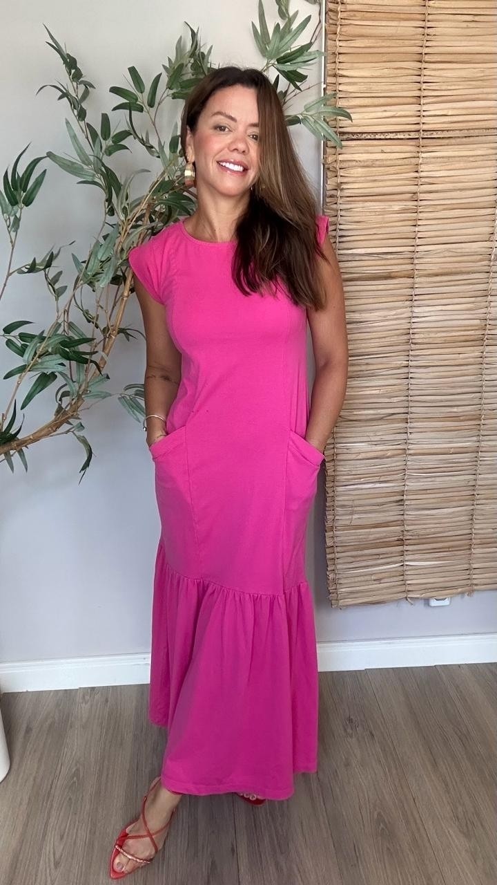 Vestido Heloisa Basic Pink