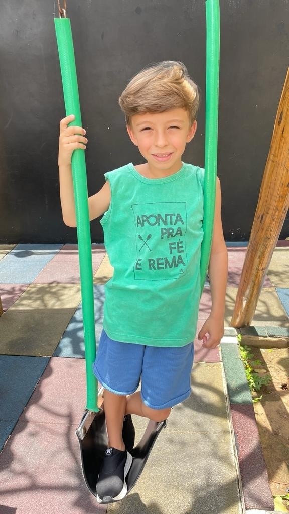 Regata Infantil Aponta Pra Fé E Rema Verde Especial