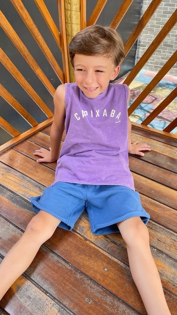 Regata Infantil Capixaba Roxo