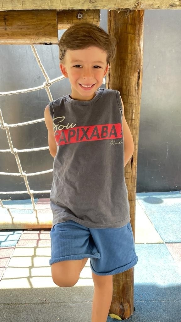 Regata Infantil Sou Capixaba Chumbo