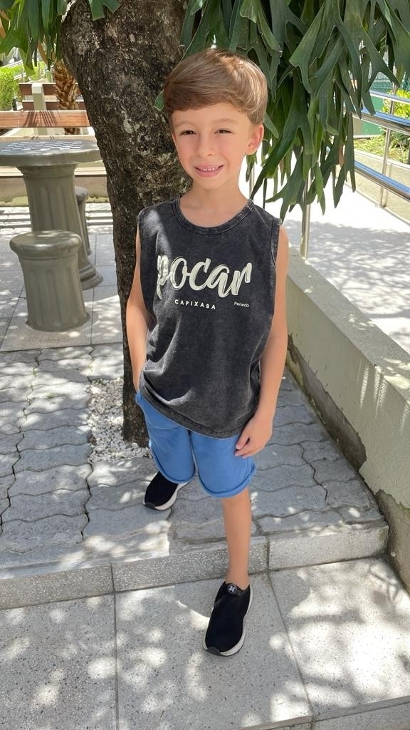 Regata Infantil Pocar Preto